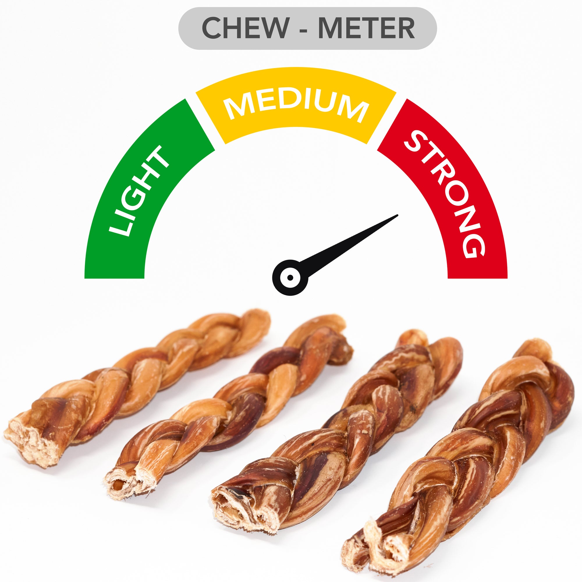 icrokus, braided, bully, sticks, dogs, 100, natural, 6-inch, beef, pizzle, long-lasting, dog, chews, high, protein, low fat, stick, 12, pack