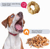 icrokus, natural, braided, rawhides, dogs, rawhide, dog, treats, digestible, chews, rings, free, range, grass, fed, treat, donut, 5, inches, set, 3, units, smoked, hickory