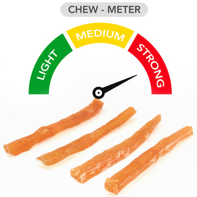 Beef Tendon Chews for Dogs - 6 Inch (48 Pack)