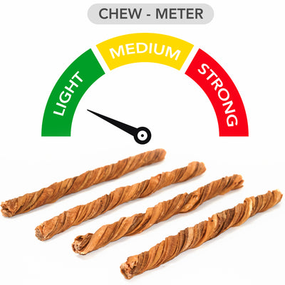 Beef Tripe Twists for Dogs - Premium 100% Beef 10 Inch (12 Pack)