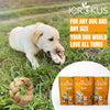 icrokus, natural, braided, rawhides, dogs, rawhide, dog, treats, digestible, chews, rings, free, range, grass, fed, treat, donut, 5, inches, set, 3, units, peanut, butter